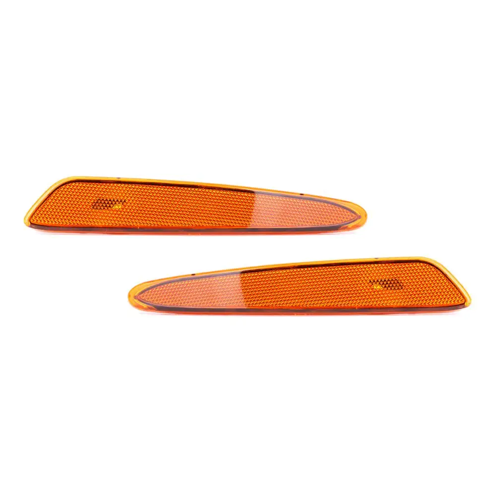 Areyourshop 1 пара передний бампер боковая подсветка маркера КРЫШКА ДЛЯ Chevy Z06 2006-2013 подсветка крышки автозапчасти - Испускаемый цвет: Amber