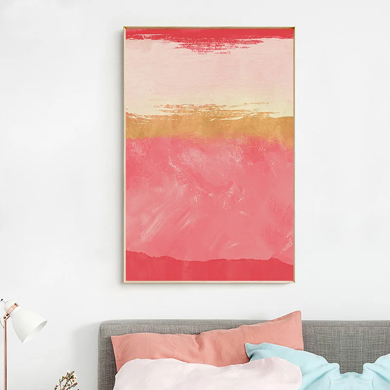 watercolor pink painting