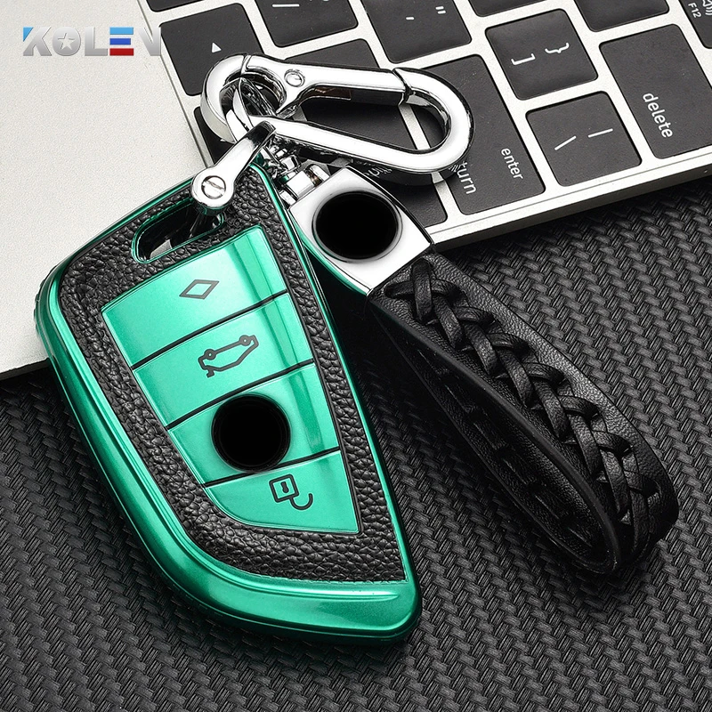 

Fashion TPU+PU Car Remote Key Cover Case Shell Fob For BMW 1 2 3 4 5 6 7 Series X1 X3 X4 X5 X6 F30 F34 F10 F07 F20 G30 F15 F16