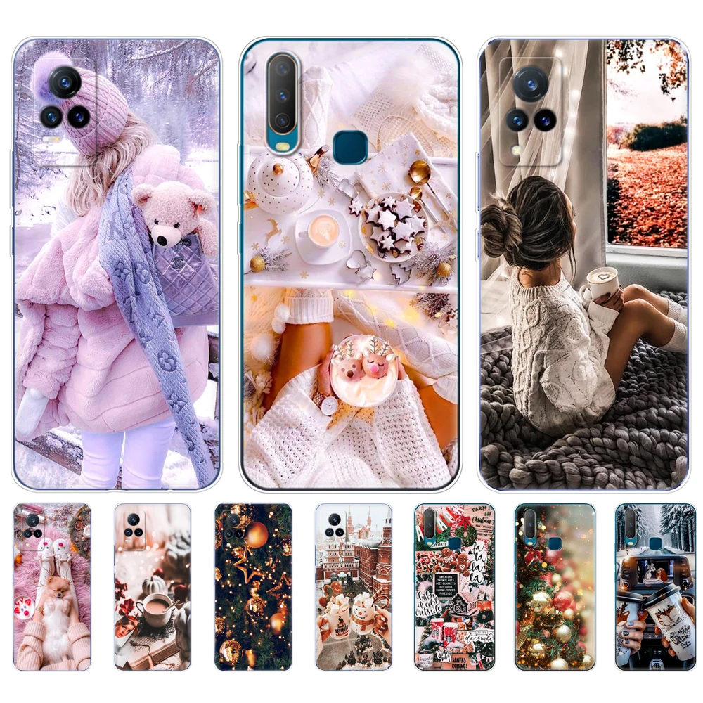 Чехол для Vivo Y11 2019 Y17 Y15 Y12 Y3 Y19 Y91C Y1S Y30 Y50 V20 SE V17 Neo V11 Pro | Мобильные телефоны и