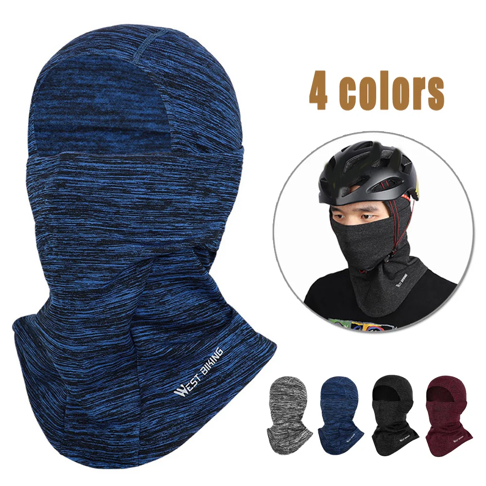 WEST BIKING для мужчин и женщин, теплая маска для лица, защитная маска Skullcap для лыжного велоспорта