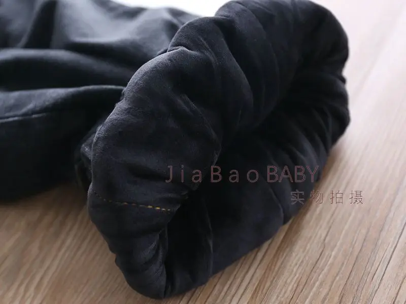 31466 плюс бархат 128# зимний стиль 2 цвета ревер брюки толстые джинсы зауженные брюки для девочек детская одежда 2,05