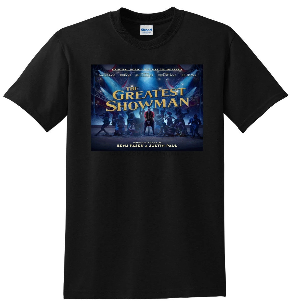 THE GREATEST SHOWMAN T SHIRT soundtrack album cover tee SMALL MEDIUM LARGE or XL |