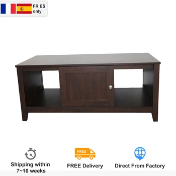 

coffee table basse de salon Nordic modern tea table canyon walnut color mesa de centro mesa desk 1 doors 107X51X46cm dark walnut
