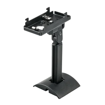 

Plastic and Metal Surround Sound Wall Bracket Speaker Wall Mount Brackets Holder Stand (Black)