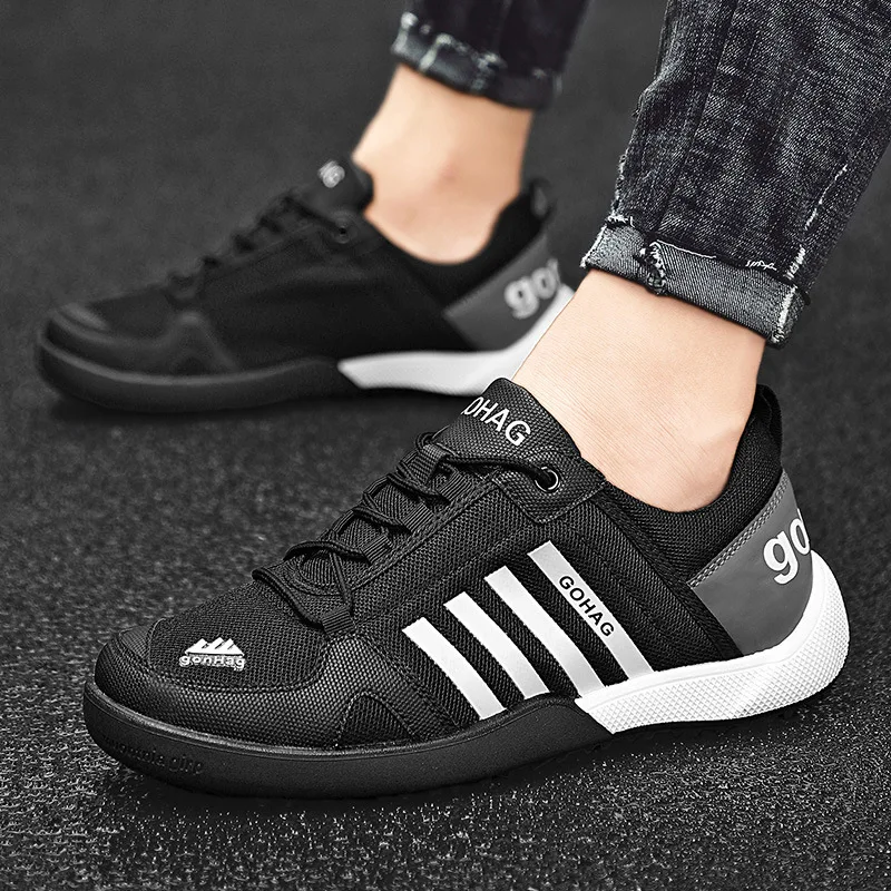 2021 Walking Shoes Men Sneakers Fashion Breathable Shoes for Men Red Canvas Shoes Mens NonLeather Sport Running Casual Shoes