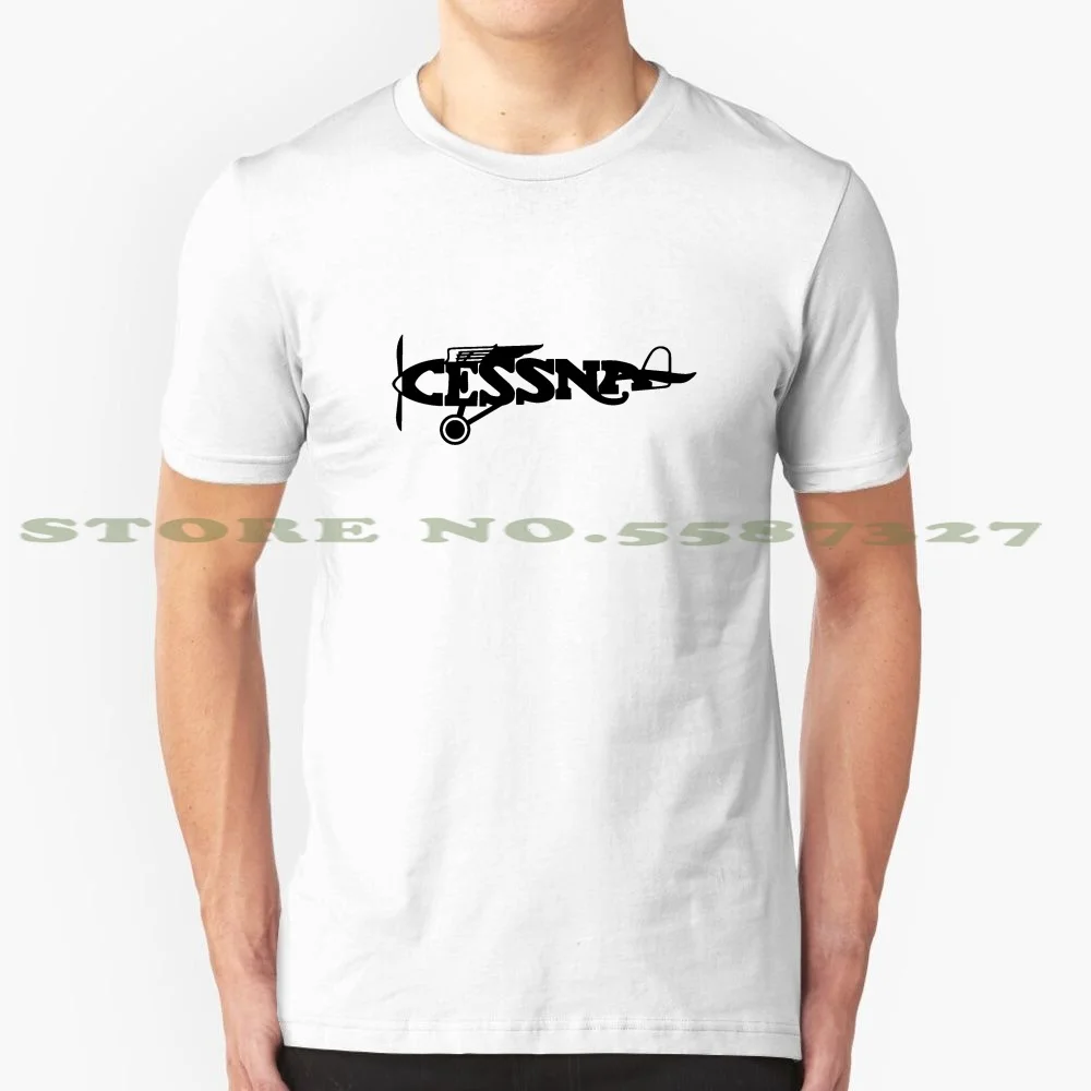 Cessna Vintage Design Black White Tshirt Per Uomo Donna Cessna Vintage Travel Vintage Traveling Flying Aviation Pilot Jumbo
