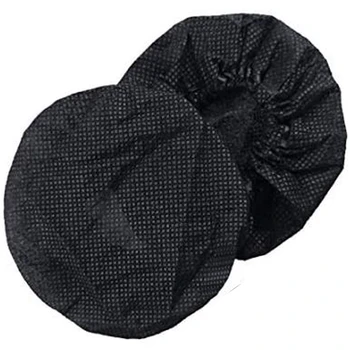 

120 Pcs Black Disposable Microphone Covers Karaoke Anti-Splash Mic Cover Dust-Proof Accessories