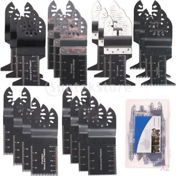 

20pc Oscillating Multi Tools Multifunctional Wood Trimmer Saw Blade for Metal Wood Cutting Woodworking for Carving Cutting