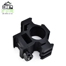 Крепление для тактической винтовки AIm-O с одним рельсовым креплением и тремя боковыми удлиняющимися кольцами 25,4 мм AO9005