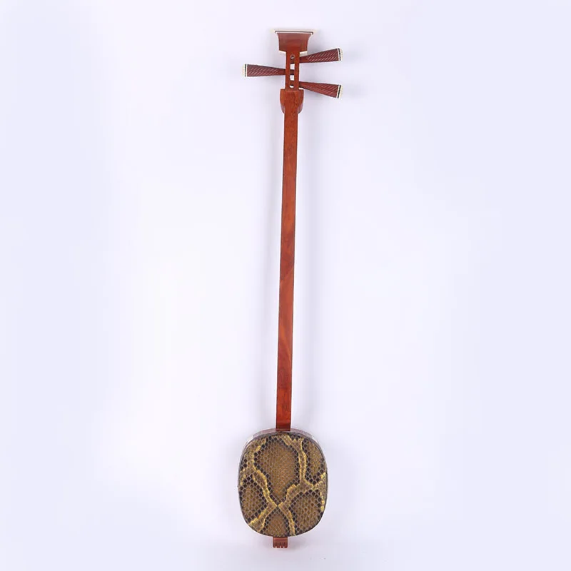 Sanxian Middle Mahogany Handmade Ethnic Stringed Instrument Free Full Set of Accessories