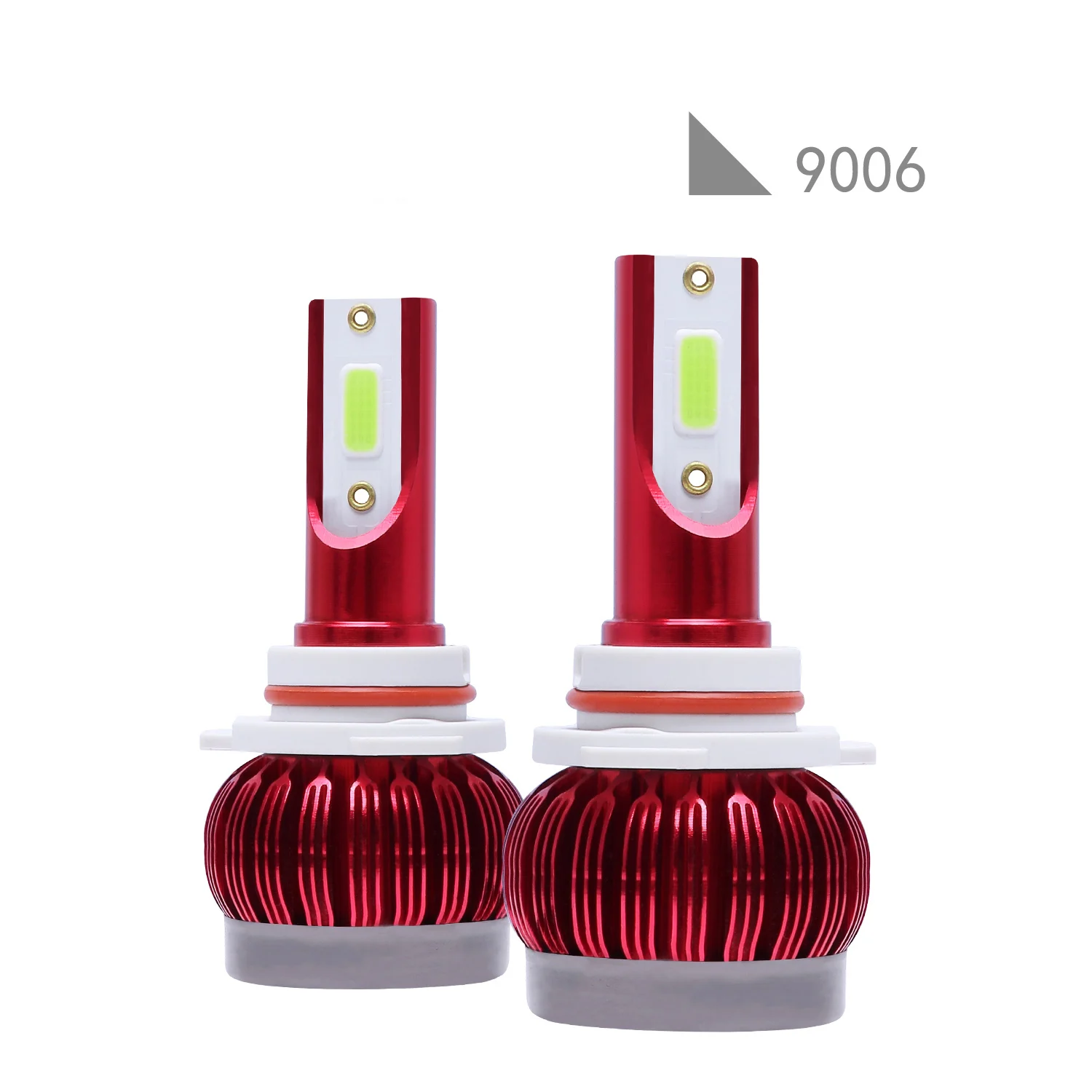 

2pcs/Set aviation aluminum LED Headlight 9006 10000LM High / Low Beam Automatic Car Accessory 8000K Small size