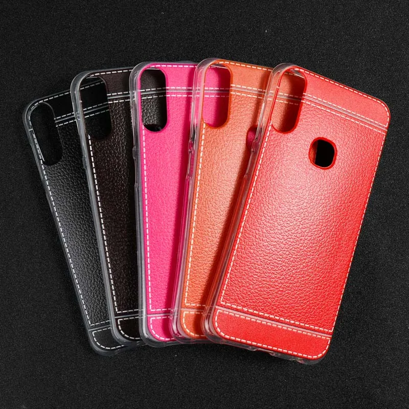 

TPU Leather Litchi Cases For Wiko View 2 Case Silicone For Wiko View2 Case Cover Back Capa Housing Coque For Wiko View 2 Shells