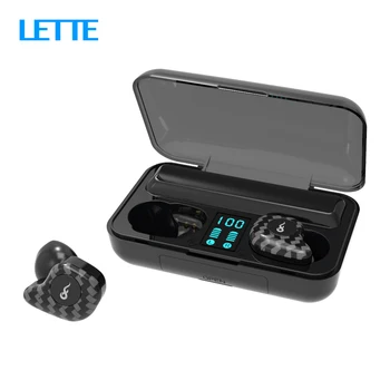 

M20 Bluetooth v5 Wireless Earphones With Power Display CVC8.0 DSP Noise Cancel Earphone 2000mAh Earbuds