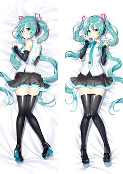 

2020 July Update Hatsune Miku sexy pillow case Double-side pillow Covers anime Hugging Body pillowcase