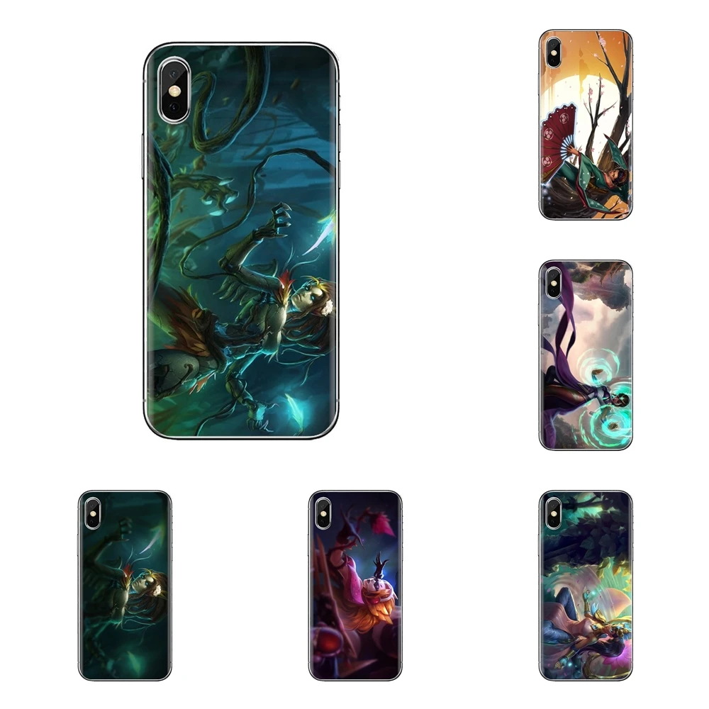 Transparent Soft Cases Covers League of Legends Karma Zyra For Xiaomi Redmi 4A S2 Note 3 3S 4 4X 5 Plus 6 7 6A Pro Pocophone F1 |