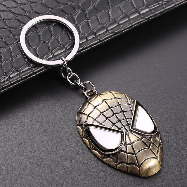 lovers key ring male and female movie superhero role  key chain mobile phone bag pendant gift