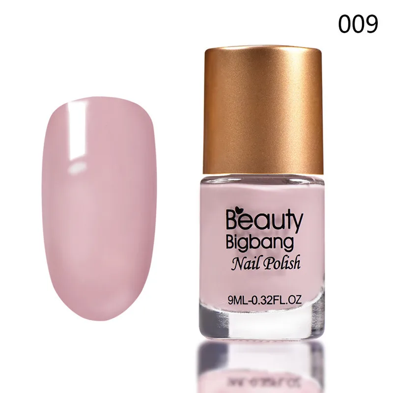 BeautyBigBang черный белый цвет лак для ногтей 9 мл сладкий розовый цвет голографический лак для ногтей Быстросохнущий лак для ногтей nagellak