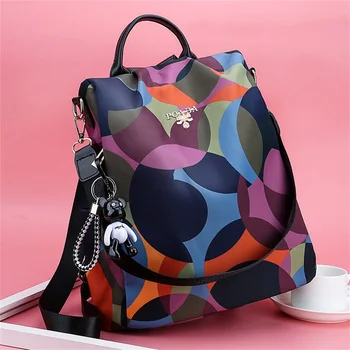 

New Mochila Feminina Anti-theft Women's Backpack Ladies Large Capacity Travel Mochilas Mujer Waterproof Oxford Fashion Women Bag