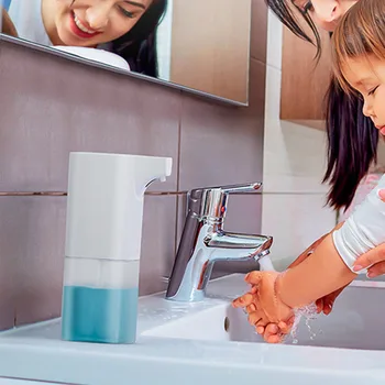 

350ML Hands Free Touchless Foam Kitchen Liquid Smart Soap Dispenser Home Infrared Motion Sensor Full Automatic Hand Washer Hotel