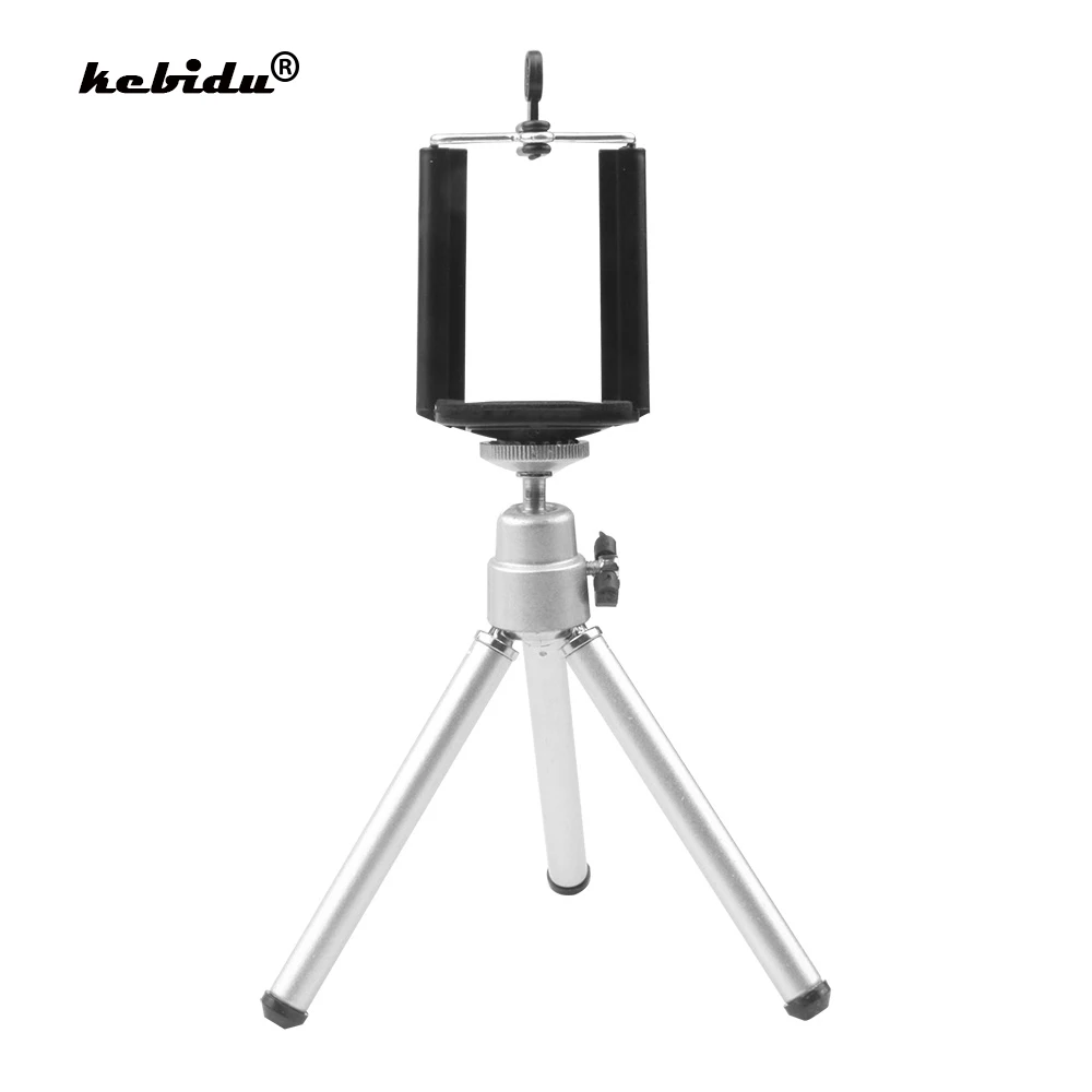 kebidu Mini Selfie Stick Mobile Phone Tripod Holder Telescopic Rod Desktop Live Stand For Xiaomi Iphone Smart | Электроника