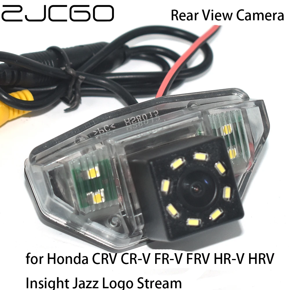 ZJCGO HD камера заднего вида парковочная ночного видения для Honda CRV FRV с логотипом