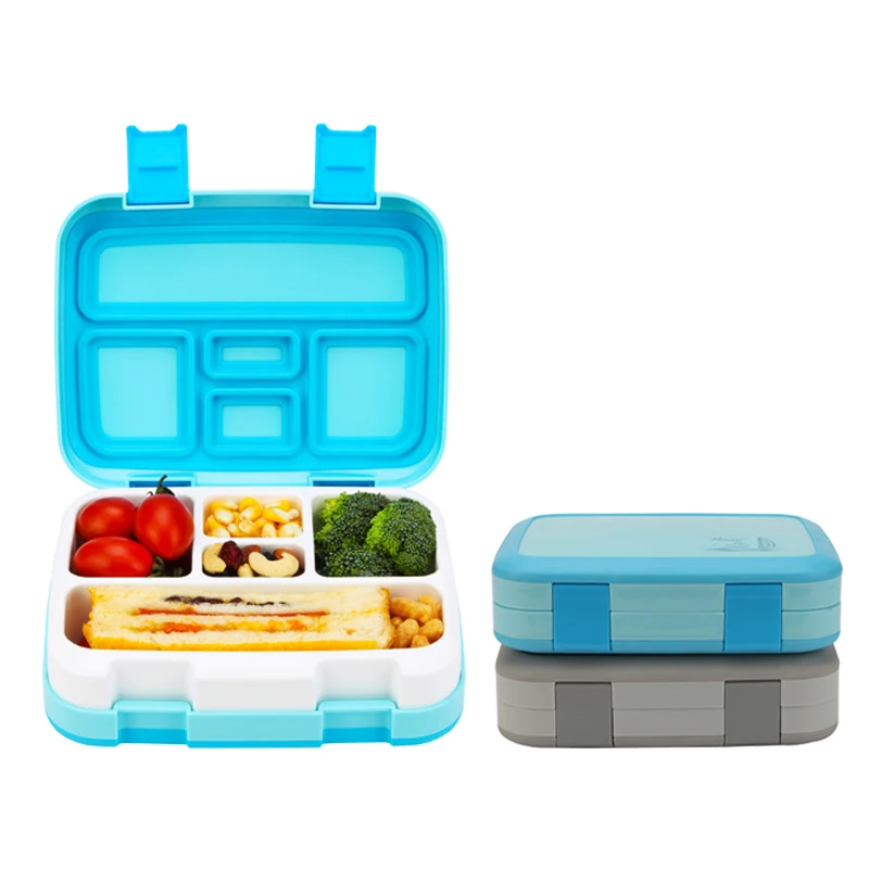 Ланч бокс для детей Microwavable Bento box контейнер еды студенческий детский снэк
