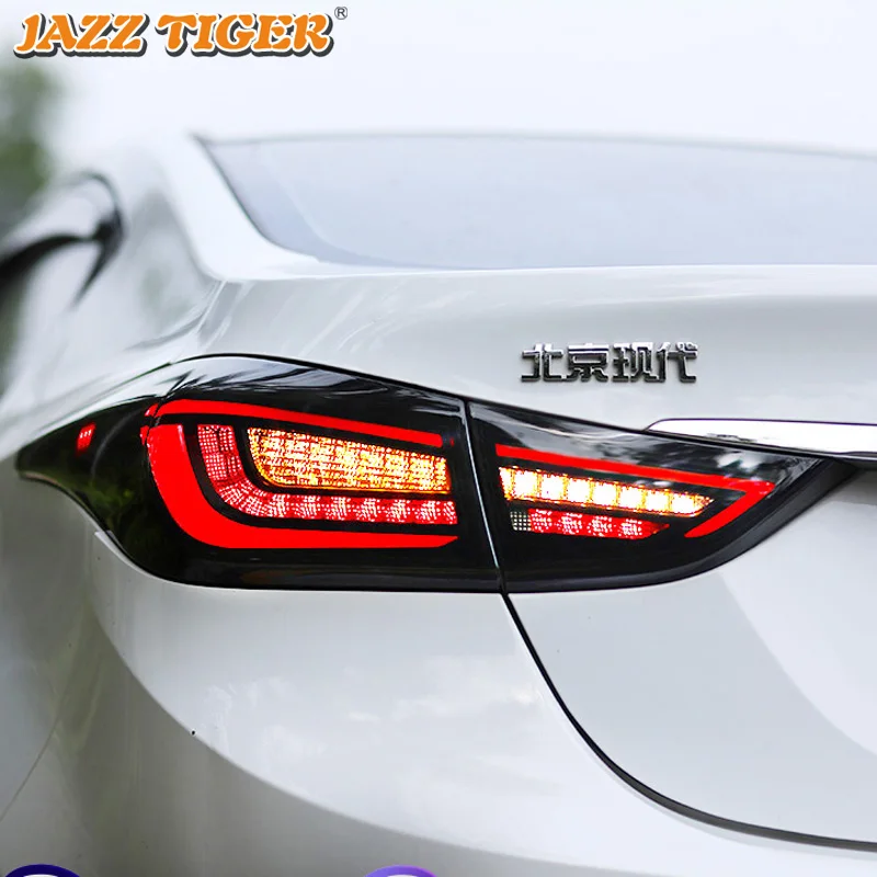 Автомобильный Стайлинг для hyundai Elantra задние фонари 2011-2015 светодиодный задний