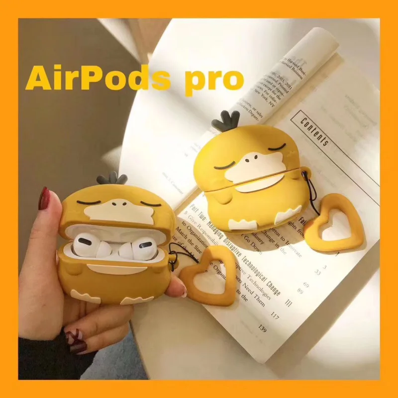 

For Apple Air pod 1 2 Case Cartoon Protective Cover Cartoon Bluetooth Earphone Silicone Cases For Airpods pro Reachable duck