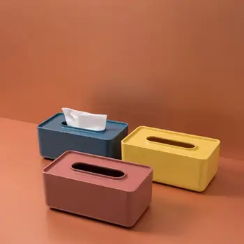 

Nordic Style Plastic Tissue Box Paper Towel Tissue Case Holder Home Table Decor Organizer Household Supplies 2020 Dropshipping