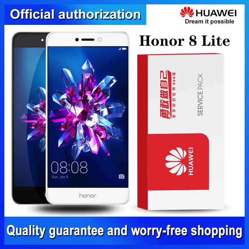 Оригинальный дисплей для Huawei Honor 8 Lite с сенсорным экраном ЖК-дисплей рамкой
