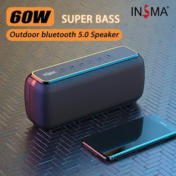 

60W bluetooth Speaker Column Soundbar Portable bluetooth 5.0 IPX5 Waterproof TWS Heavy Bass Loundspeaker Subwoofer Boomboxes