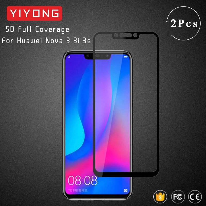 Стекло YIYONG 9D с полным покрытием для Huawei Nova 4 4E закаленное стекло Защита экрана 3 3i 3e