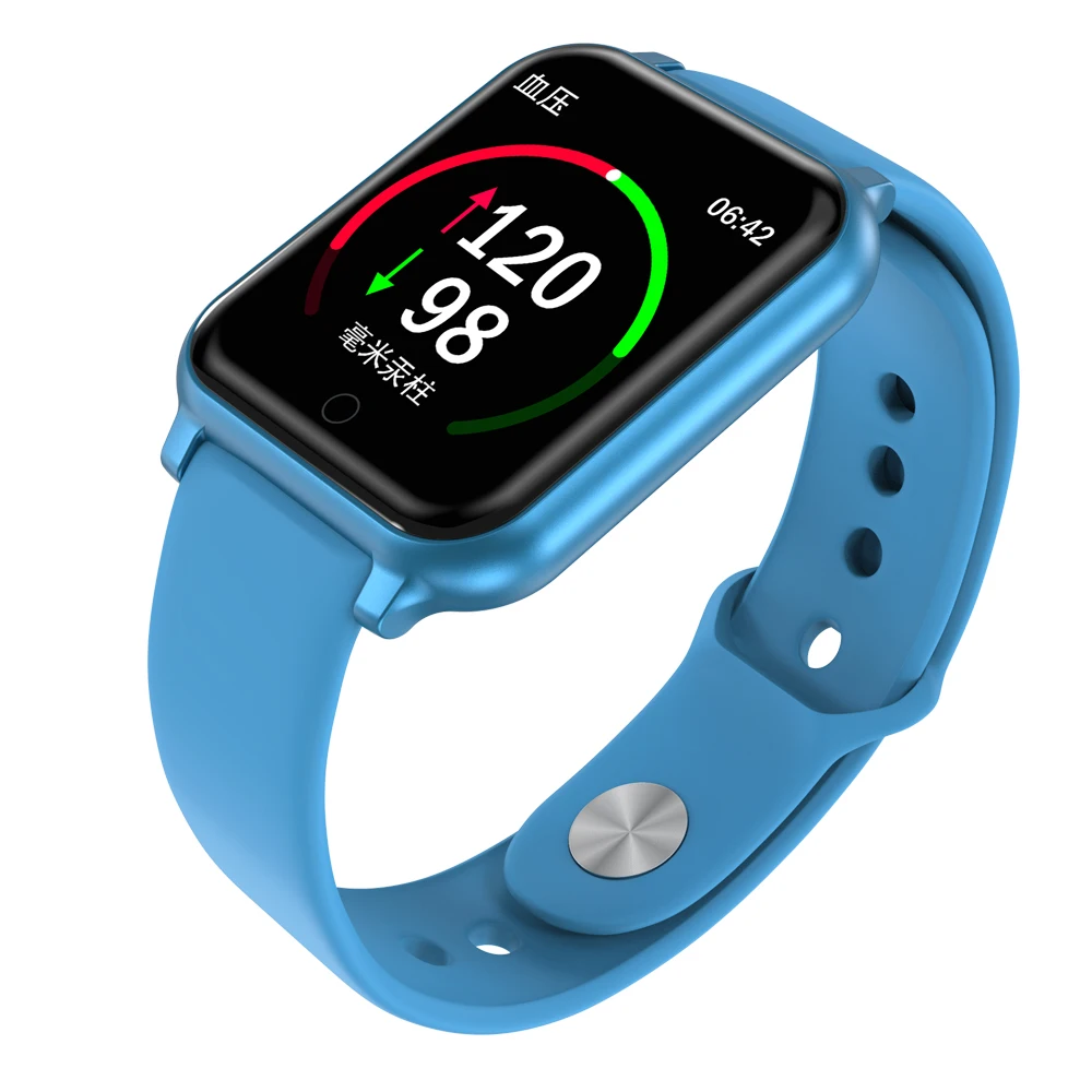 Смарт-часы B58, B57, водонепроницаемые, IP67, спортивные, умные часы, пульсометр, кровяное давление, для samsung, iPhone, смартфон для мужчин и женщин - Цвет: B58 Blue