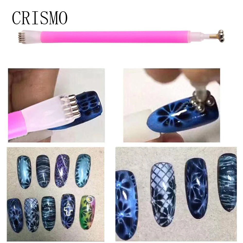CRISMO инструменты для дизайна ногтей магнитная палочка кошачьи глаза магнит Гель