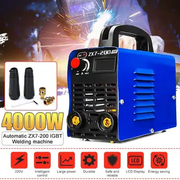 Best 220V 4000W Adjustable Portable Mini Handheld IGBT Inverter ARC Welder Welding Machine Lightweight Digital Electric Efficient