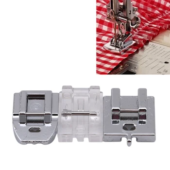 

Three Kinds Of Invisible Zipper Presser Suit Sewing Accessories Sliver Rolled Hem Curling Presser Foot For Sewing Machine