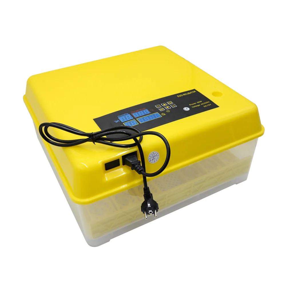 NEW 48 Eggs 220V+12V Upgraded Version Of The Second Generation Mini Intelligent Incubator Home Brooder Professional Automatic|Cages & Accessories| - AliExpress