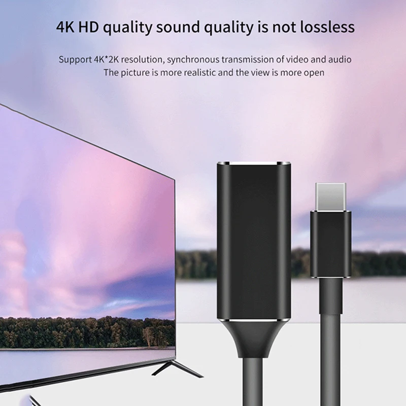 USB C к 4K HD HDMI конвертер адаптер к HDMI мульти монитор адаптер внешняя видеокарта USB-C для huawei samsung