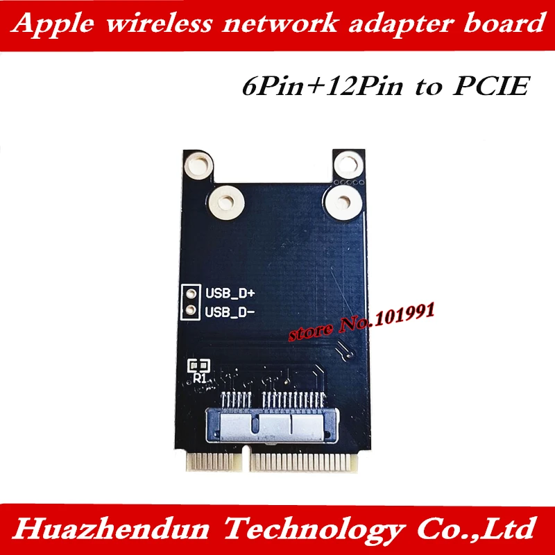DENROGLIE DBW-1300 6 + 12Pin Apple беспроводной сетевой адаптер BCM943602CS BCM94360CS BCM94331CD Бесплатная