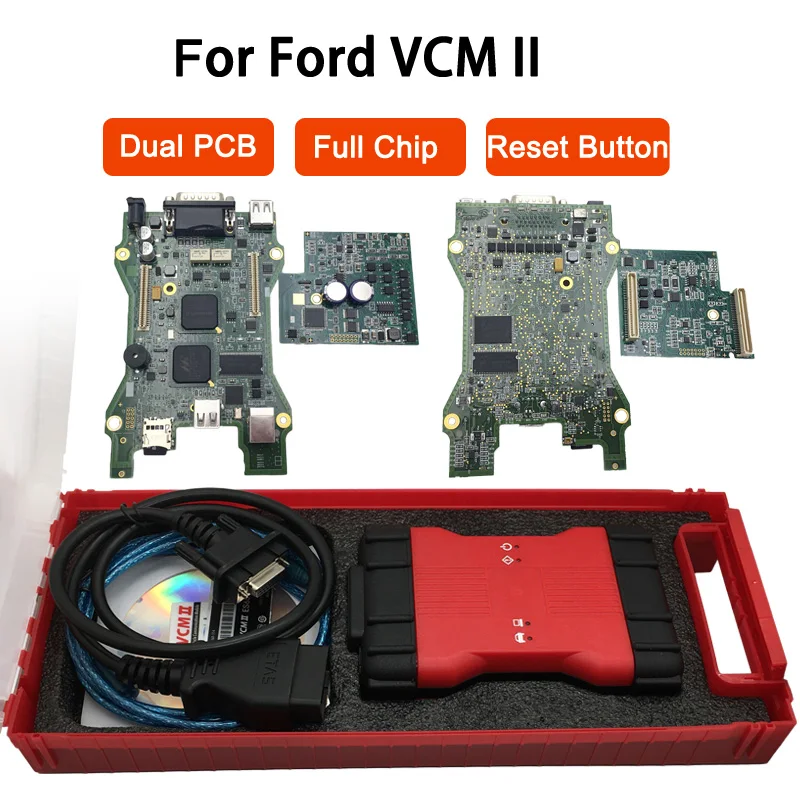 Диагностический интерфейс для Ford VCM2 полный чип двойная печатная плата VCM II