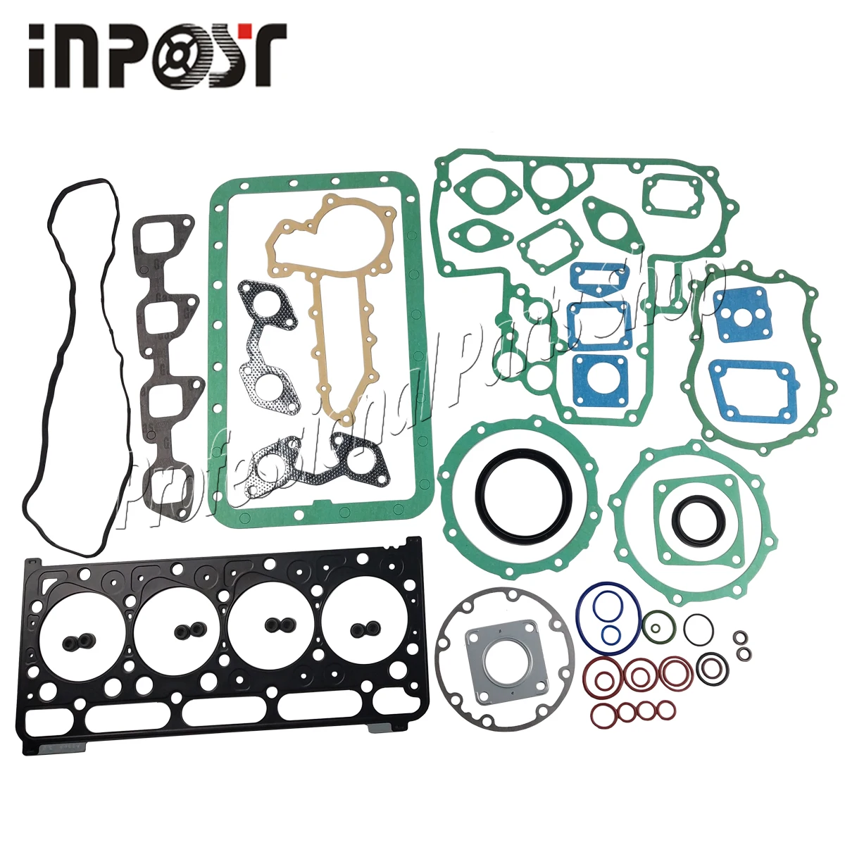 Комплект прокладок двигателя для Kubota V2403 V2403-M-DI V2403T 331 334 337 430 E42 E50 | Автомобили и