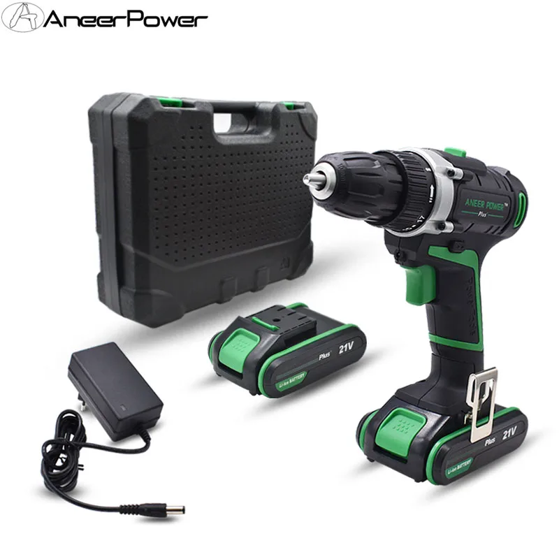 

21V Electric Drill Power Tools Battery Screwdriver Drill Cordless Drill Mini Electric Screwdrivers Drilling and Set Accessories