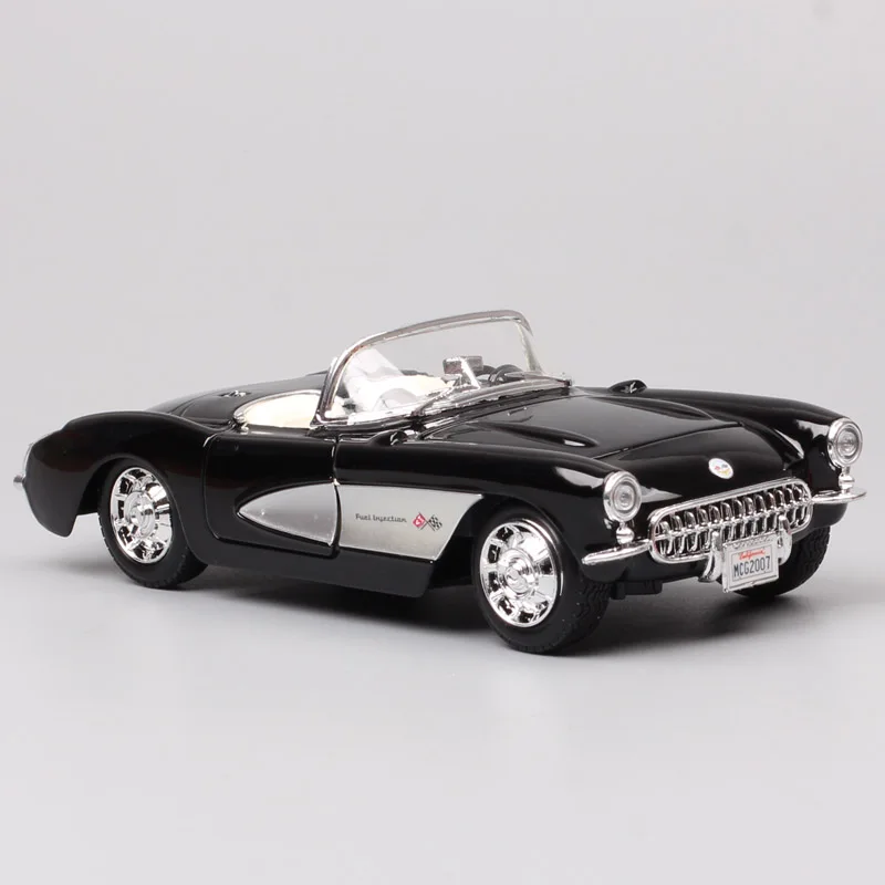 1/24 модель Maisto винтажный GM 1957 Chevrolet Corvette C1 трансформер спортивный автомобиль chevi Vette Diecasts& Toy автомобили-модельная Игрушка Дети