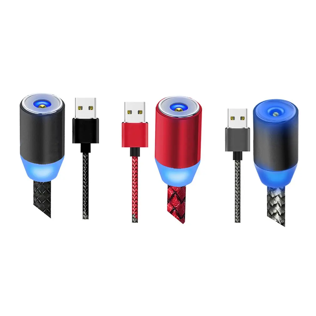 3 в 1 Магнитный зарядный кабель с головками шнура (Micro USB/L/Type C) поворотом на 360 °
