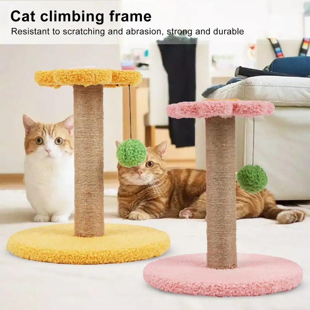 Cat Scratching Post Lovely Kitten Floral Scratching Post Tear