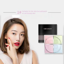 4 цвета Прозрачный легкий свободный порошок комплект твердые поры контроль масла Гладкая фиксация косметическая пудра для лица