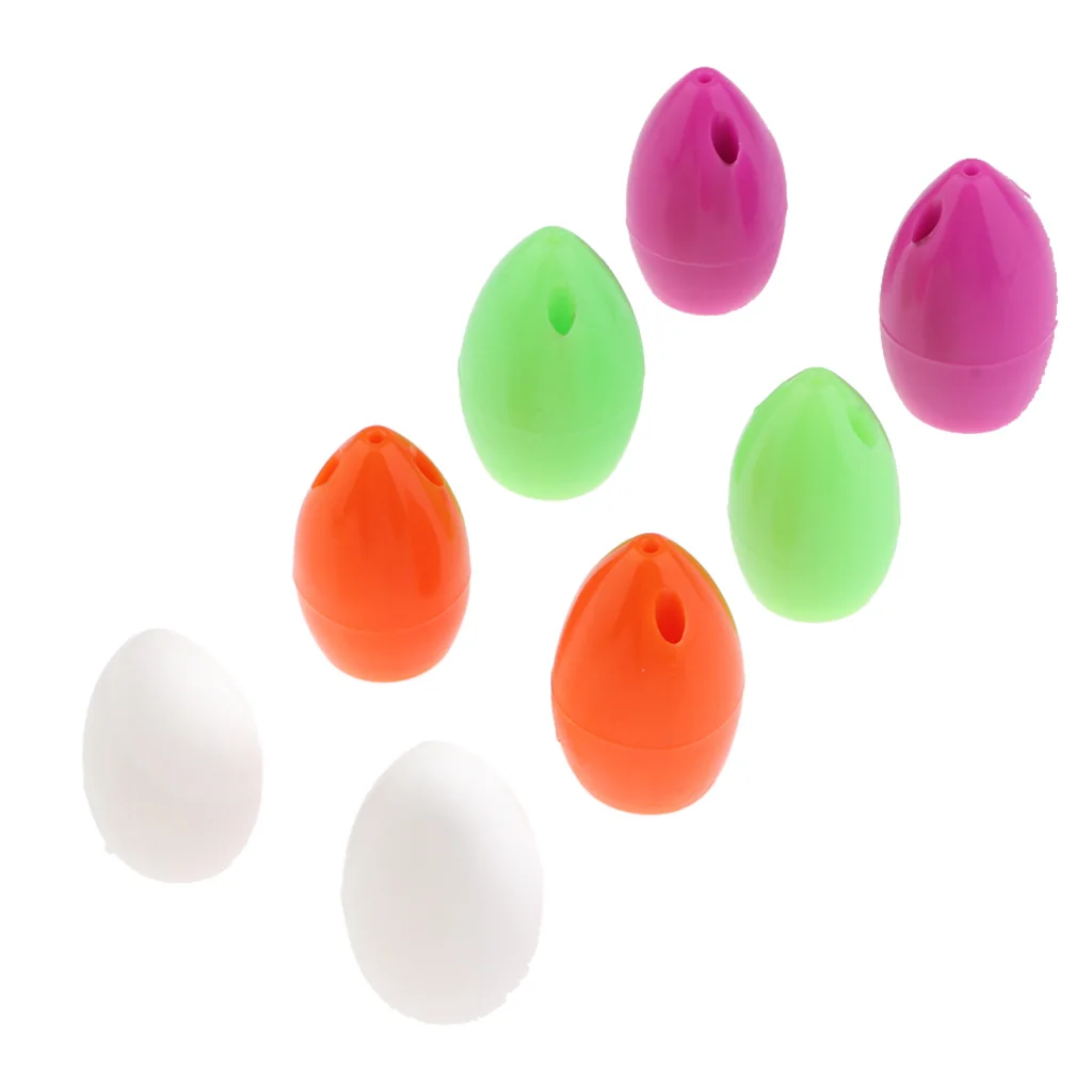 8Pcs Floating Sbirolino Spirolino Bombarda Trout Pose Floats - 3.2g and 4.2g