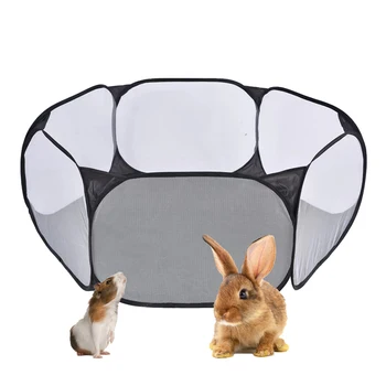 

Pure Color Foldable Pet Cat Hamster Fence Indoor Outdoor Game Guard Playpen