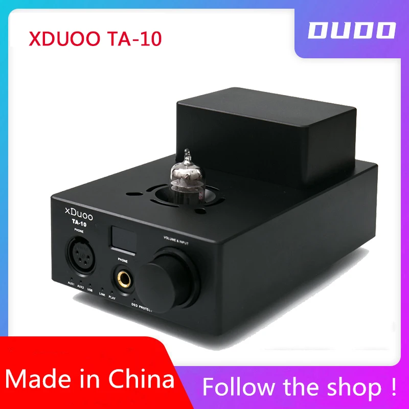 XDUOO TA 10 AK4490 XMOS USB DSD DAC 12AU7 трубные наушники Amplifie подключение к компьютеру или